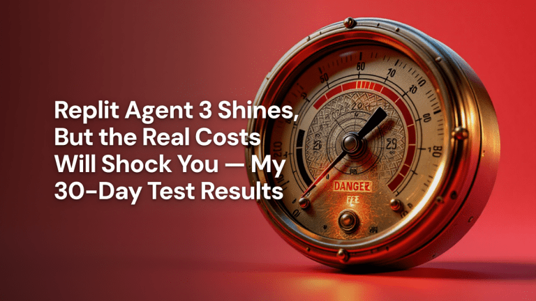 Replit Agent 3 Shines, But the Real Costs Will Shock You — My 30-Day Test Results — The Prompt Mind