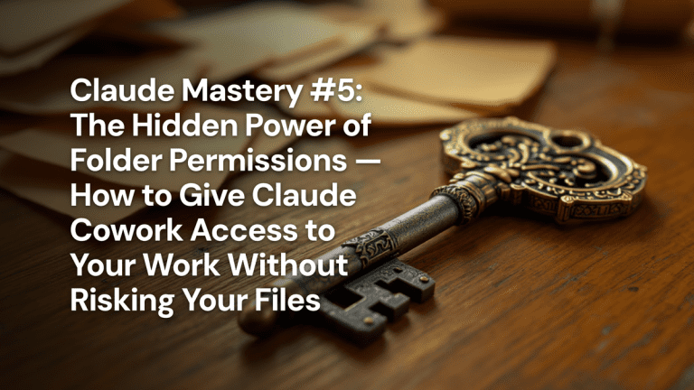 Claude Mastery #5: The Hidden Power of Folder Permissions — How to Give Claude Cowork Access to Your Work Without Risking Your Files — The Prompt Mind