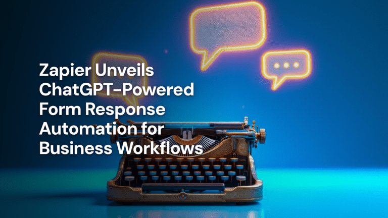 Zapier Unveils ChatGPT-Powered Form Response Automation for Business Workflows — The Prompt Mind