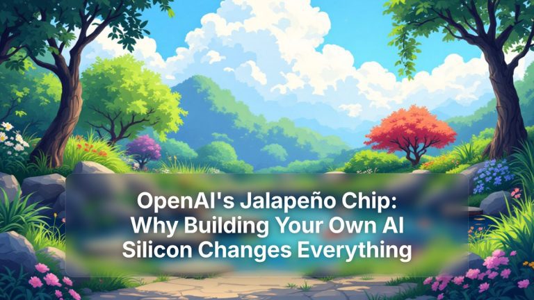 OpenAI's Jalapeño Chip: Why Building Your Own AI Silicon Changes Everything — The Prompt Mind