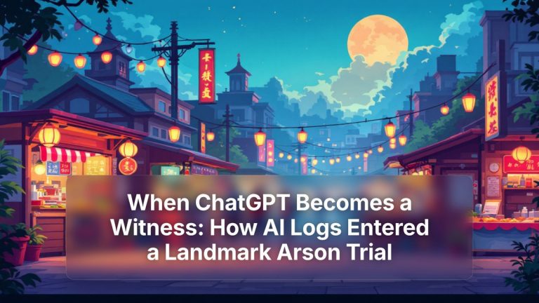 When ChatGPT Becomes a Witness: How AI Logs Entered a Landmark Arson Trial — The Prompt Mind