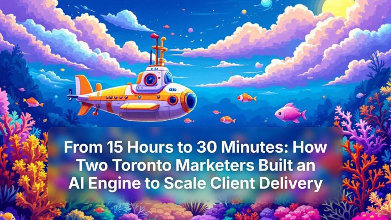 From 15 Hours to 30 Minutes: How Two Toronto Marketers Built an AI Engine to Scale Client Delivery — The Prompt Mind