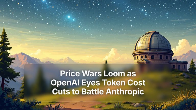 Price Wars Loom as OpenAI Eyes Token Cost Cuts to Battle Anthropic — The Prompt Mind