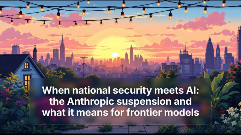 When national security meets AI: the Anthropic suspension and what it means for frontier models — The Prompt Mind