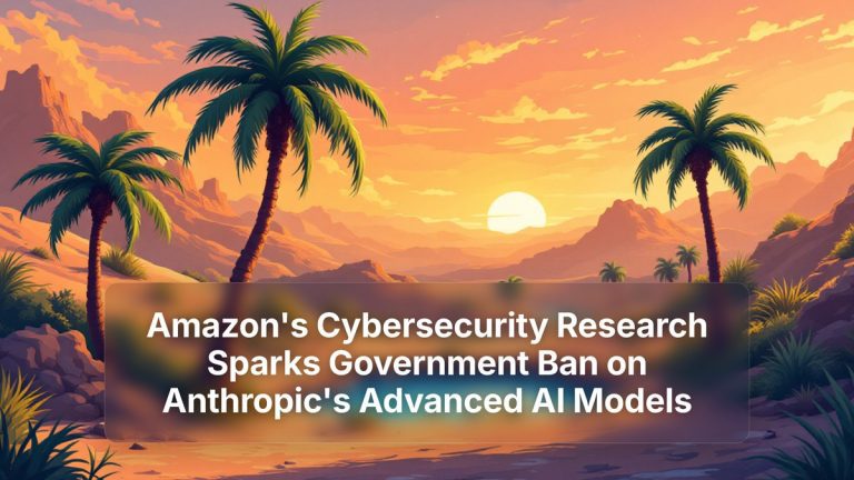 Amazon's Cybersecurity Research Sparks Government Ban on Anthropic's Advanced AI Models — The Prompt Mind