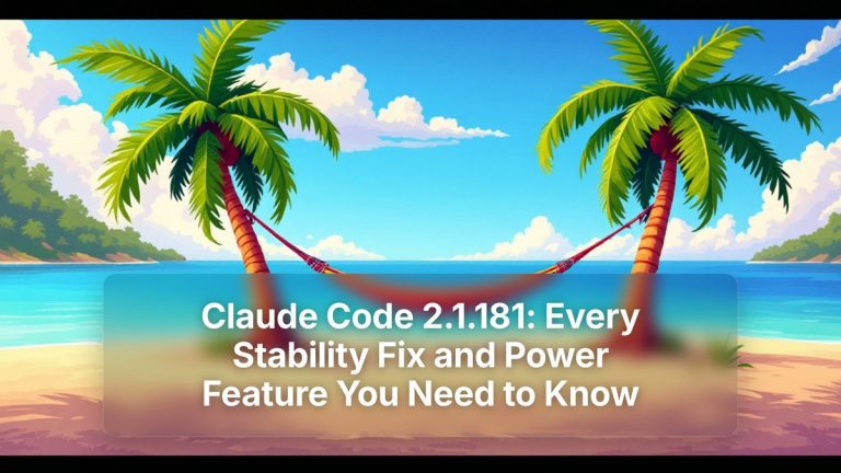 Claude Code 2.1.181: Every Stability Fix and Power Feature You Need to Know — The Prompt Mind