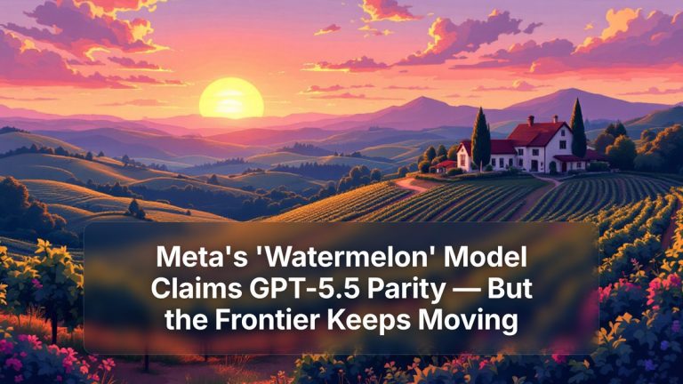 Meta's 'Watermelon' Model Claims GPT-5.5 Parity — But the Frontier Keeps Moving — The Prompt Mind