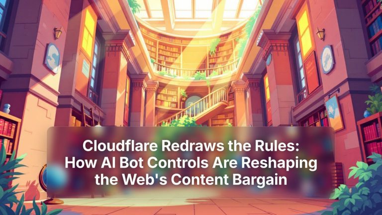 Cloudflare Redraws the Rules: How AI Bot Controls Are Reshaping the Web's Content Bargain — The Prompt Mind