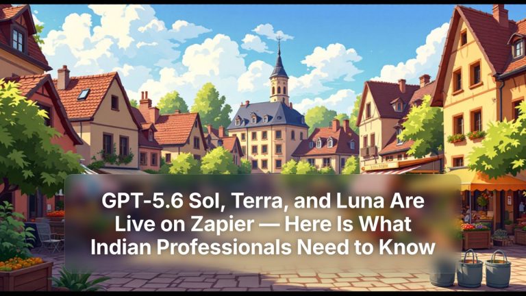 GPT-5.6 Sol, Terra, and Luna Are Live on Zapier — Here Is What Indian Professionals Need to Know — The Prompt Mind