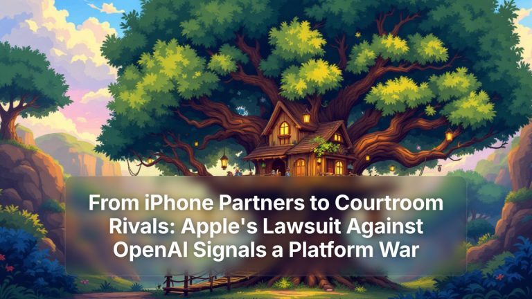 From iPhone Partners to Courtroom Rivals: Apple's Lawsuit Against OpenAI Signals a Platform War — The Prompt Mind