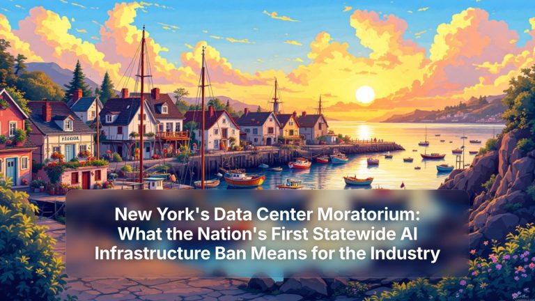 New York's Data Center Moratorium: What the Nation's First Statewide AI Infrastructure Ban Means for the Industry — The Prompt Mind