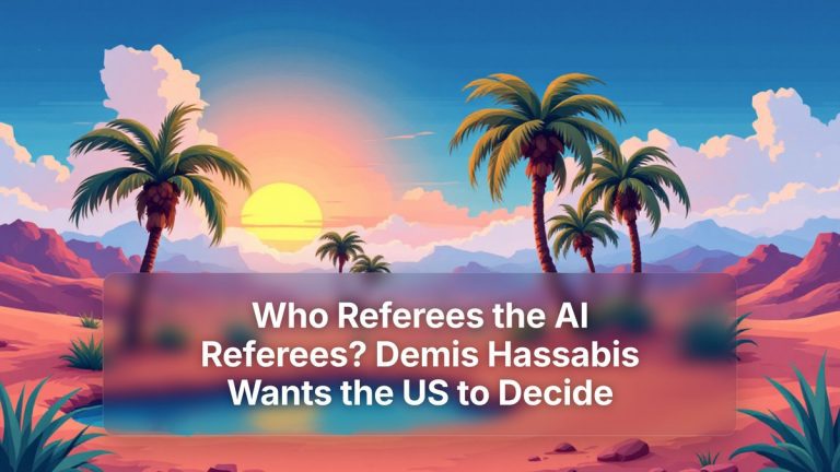 Who Referees the AI Referees? Demis Hassabis Wants the US to Decide — The Prompt Mind
