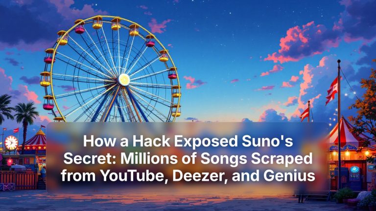 How a Hack Exposed Suno's Secret: Millions of Songs Scraped from YouTube, Deezer, and Genius — The Prompt Mind