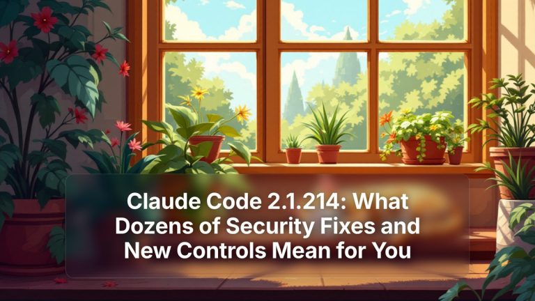 Claude Code 2.1.214: What Dozens of Security Fixes and New Controls Mean for You — The Prompt Mind