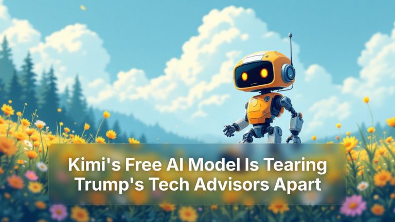 Kimi's Free AI Model Is Tearing Trump's Tech Advisors Apart — The Prompt Mind