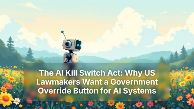 The AI Kill Switch Act: Why US Lawmakers Want a Government Override Button for AI Systems — The Prompt Mind
