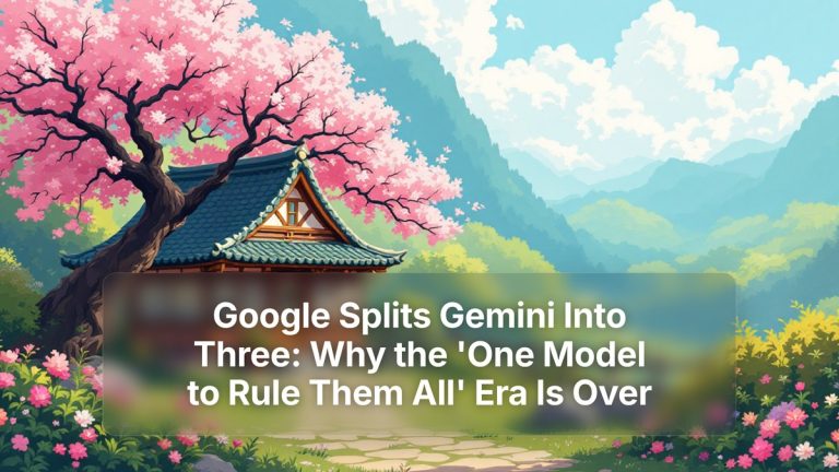 Google Splits Gemini Into Three: Why the 'One Model to Rule Them All' Era Is Over — The Prompt Mind
