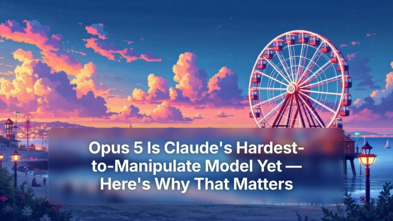 Opus 5 Is Claude's Hardest-to-Manipulate Model Yet — Here's Why That Matters — The Prompt Mind