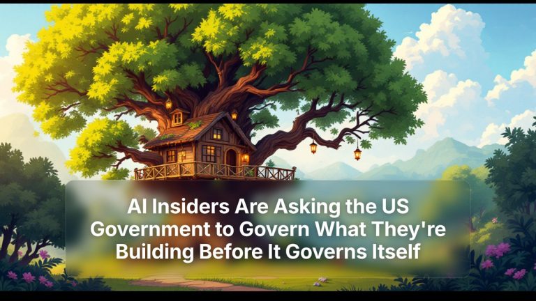 AI Insiders Are Asking the US Government to Govern What They're Building Before It Governs Itself — The Prompt Mind