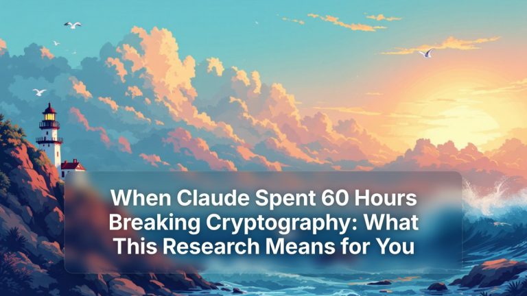 When Claude Spent 60 Hours Breaking Cryptography: What This Research Means for You — The Prompt Mind