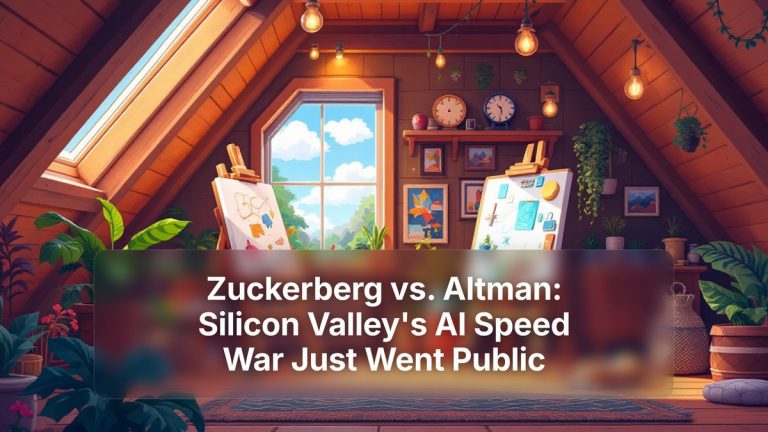 Zuckerberg vs. Altman: Silicon Valley's AI Speed War Just Went Public — The Prompt Mind